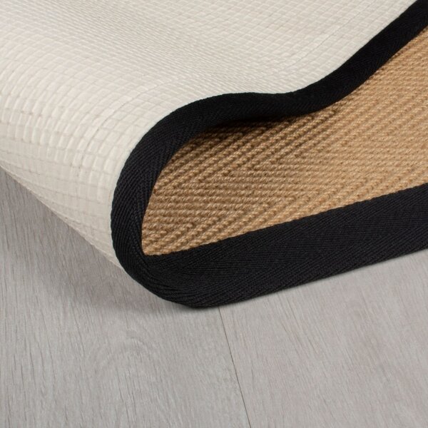 Χαλί Διαδρόμου Kira Jute Μαύρο 60X230 cm, Flair Rugs