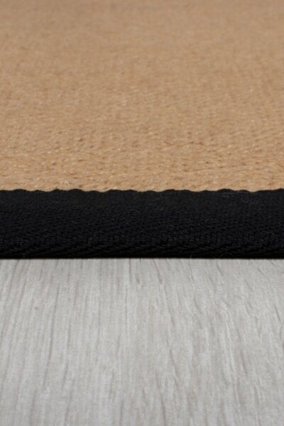 Χαλί Διαδρόμου Kira Jute Μαύρο 60X230 cm, Flair Rugs