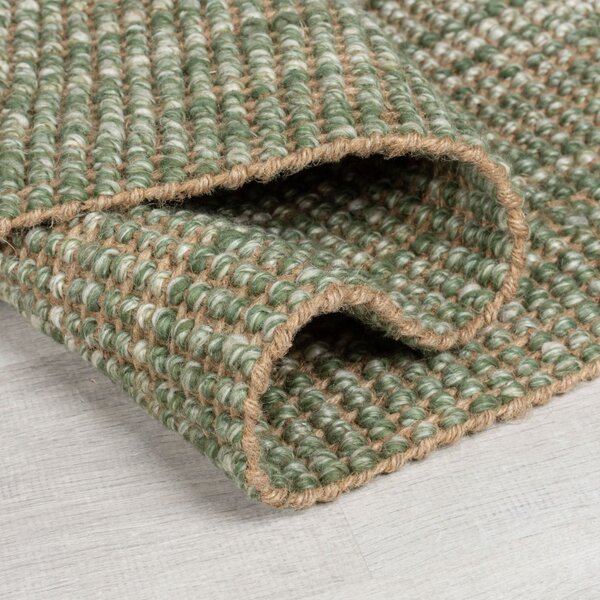 Χαλί Διαδρόμου Jute Ombre Πράσινο 60X230 cm, Flair Rugs