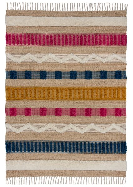 Χαλί Medina Jute Natural/Πολύχρωμο 120X170 cm, Flair Rugs