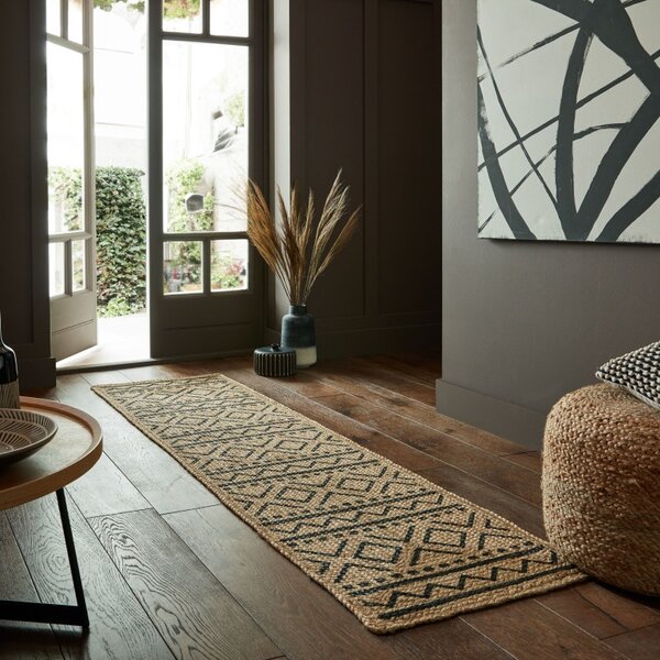 Χαλί Luis Natural/Μαύρο 200X290 cm, Flair Rugs