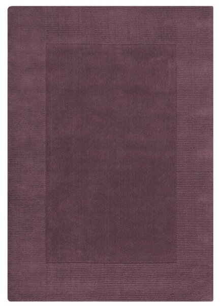Χαλί Textured Wool Border Violet 200X290 cm, Flair Rugs