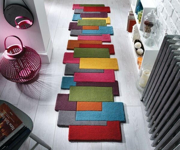 Χαλί Διαδρόμου Collage Πολύχρωμο 66X300 cm, Flair Rugs