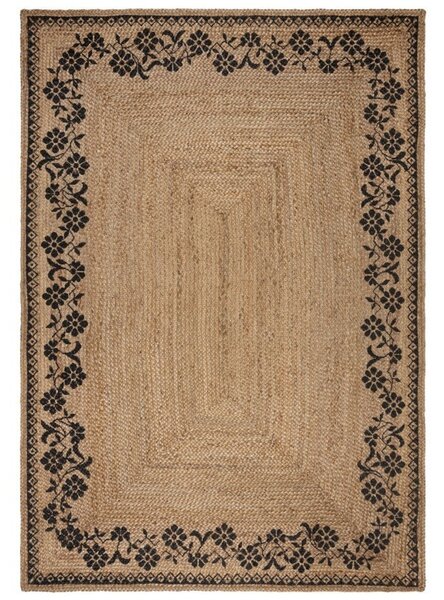 Χαλί Maisie Natural/Μαύρο 80X150 cm, Flair Rugs