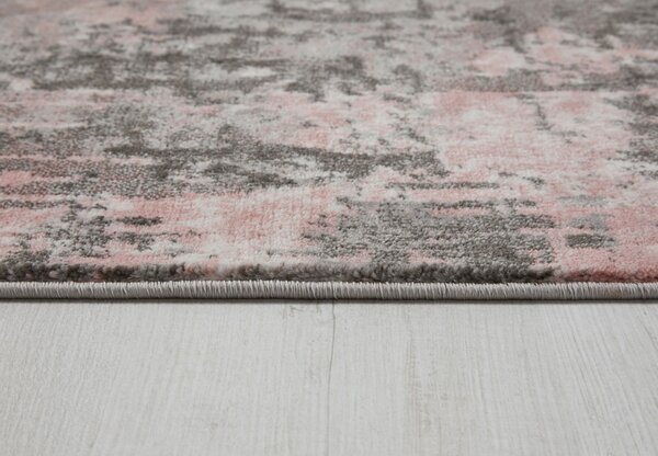 Χαλί Διαδρόμου Wonderlust Γκρι/Ροζ 80X300 cm, Flair Rugs