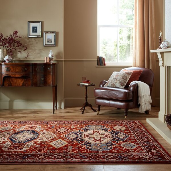 Χαλί Sincerity Royale Gillingham Κόκκινο 80X150 cm, Flair Rugs