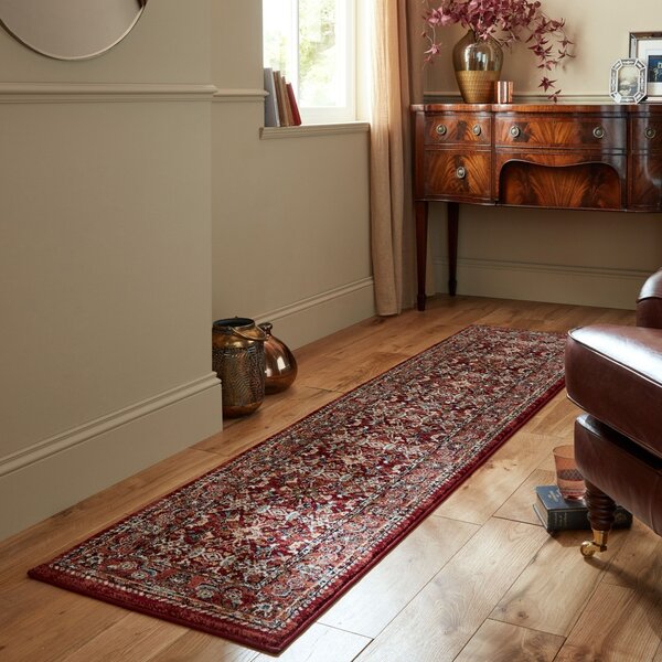 Χαλί Διαδρόμου Sincerity Royale Sandford Κόκκινο 66X300 cm, Flair Rugs