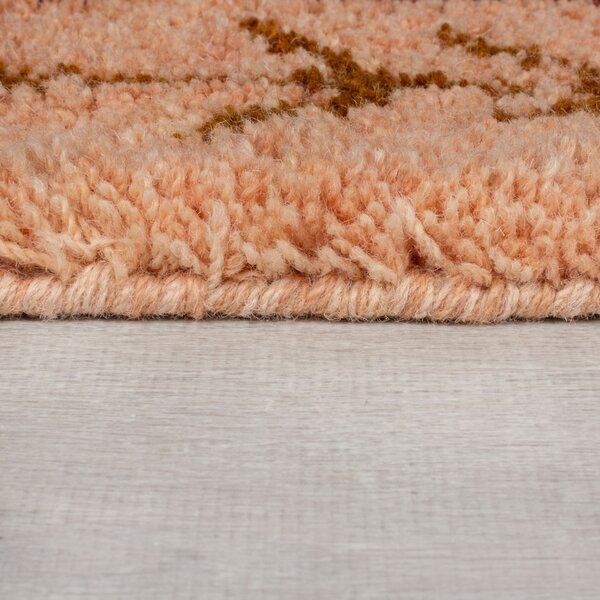 Χαλί Maroc Sahara Shaggy Ροζ 160X230 cm, Flair Rugs