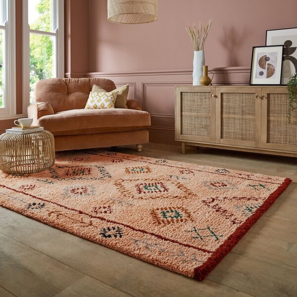 Χαλί Maroc Sahara Shaggy Ροζ 160X230 cm, Flair Rugs
