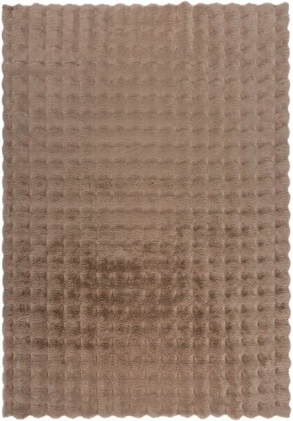 Χαλί Waffle Faux Fur Taupe 180X290 cm, Flair Rugs
