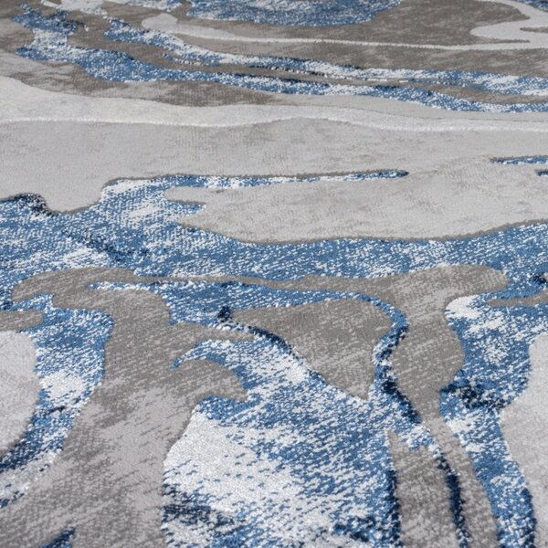 Χαλί Διαδρόμου Marbled Bleumarin 60X230 cm, Flair Rugs