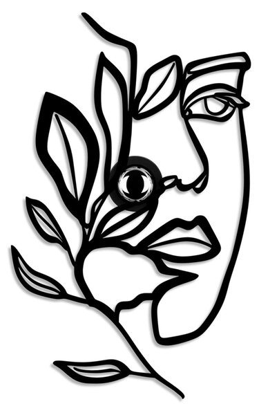Φωτιστικό Τοίχου Flower Faced, Μαύρη Σκιά