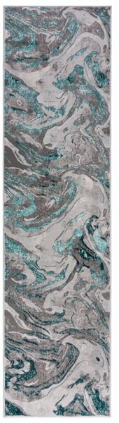 Χαλί Διαδρόμου Marbled Πράσινο SMARALD 80X300 cm, Flair Rugs