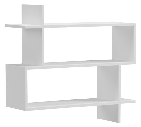 Ράφι τοίχου Parallel, Λευκό, 22x70x65.5 cm