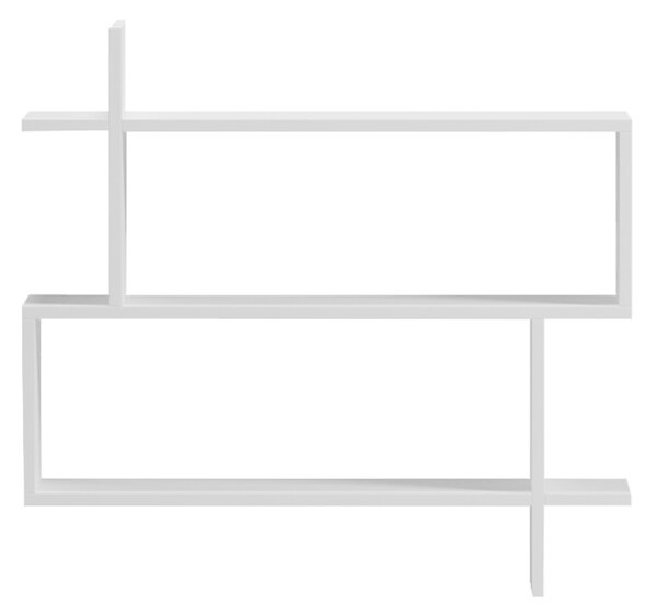 Ράφι τοίχου Parallel, Λευκό, 22x70x65.5 cm