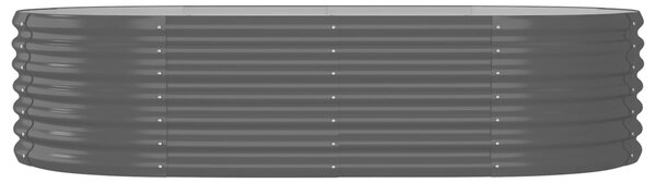 VidaXL Ζαρντινιέρα Ανθρακί 152x80x36 εκ Ατσάλι με Ηλεκτρ. Βαφή Πούδρας