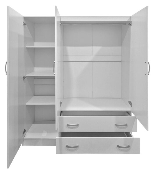 Ντουλάπα Alvia, Λευκή, 51x150x180 cm