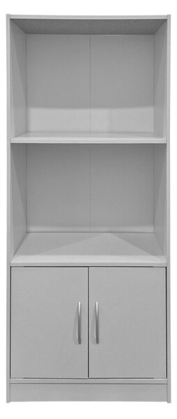Βιβλιοθήκη Tekaro, Λευκή, 30x60x120 cm