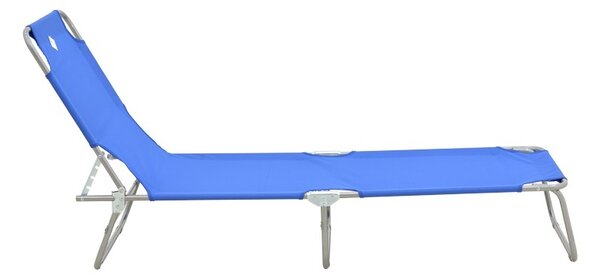 Ξαπλώστρα Pasein, Ασημί, 185x55x24 cm