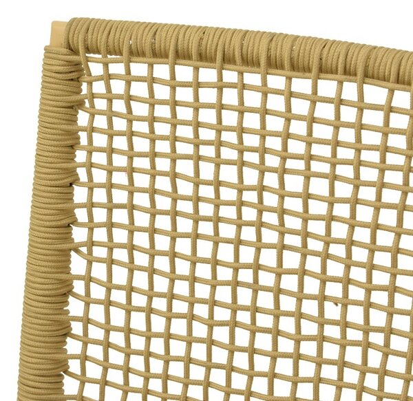 Στοιβαζόμενη καρέκλα Weave, Μπεζ, 63x57x86 cm