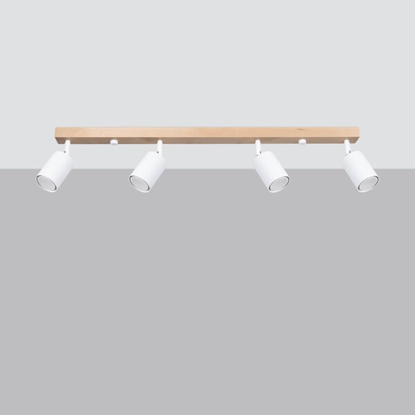 Πλαφονιέρα Verdo, Φυσικό, 19.5x19.5x117 cm