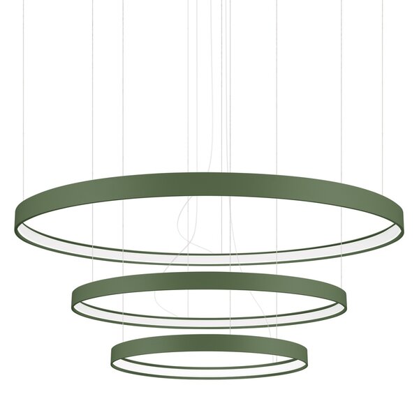 Πολυέλαιος LED Rio 3, Λαδί, 3000K, 110x110x150 cm