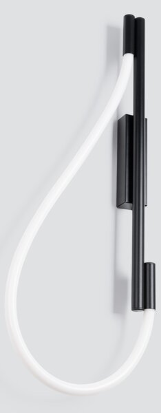 Φωτιστικό τοίχου LED Galakse, Μαύρο, 2700-6500K, 36x7.5x90 cm