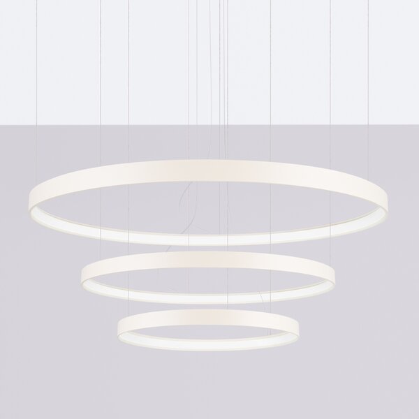 Πολυέλαιος LED Rio 3, Μπεζ, 4000K, 110x110x150 cm
