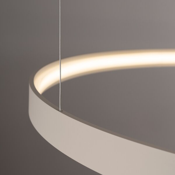 Πολυέλαιος LED Rio 55, Μπεζ, 3000K, 55x55x150 cm