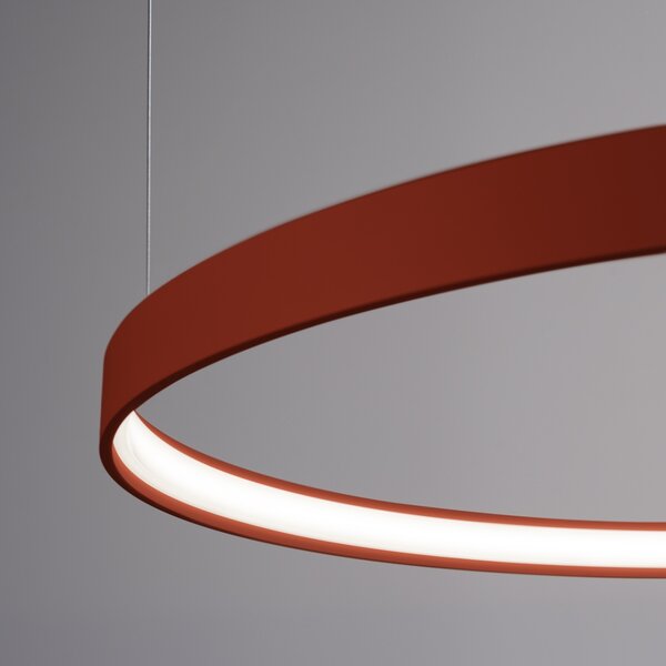 Πολυέλαιος LED Rio 78, Κόκκινος, 4000K, 78x78x150 cm