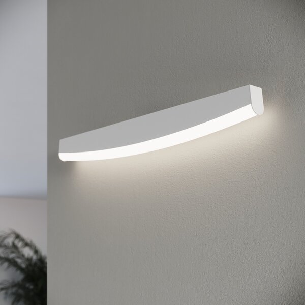 Φωτιστικό τοίχου LED Jorun, Λευκό, 3000K, 60x5.5x7 cm