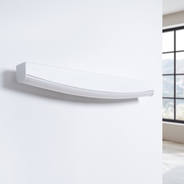 Φωτιστικό τοίχου LED Jorun, Λευκό, 3000K, 60x5.5x7 cm