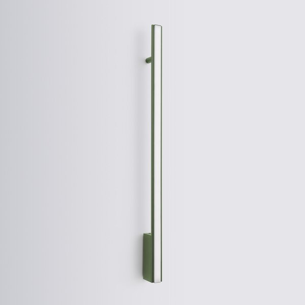 Φωτιστικό τοίχου LED Lagom 90, Λαδί, 3000K, 4x7x88.5 cm
