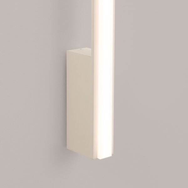 Φωτιστικό τοίχου LED Lagom 90, Μπεζ, 3000K, 4x7x88.5 cm