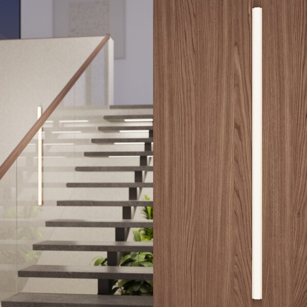 Φωτιστικό τοίχου LED Lagom 90, Χρυσό, 3000K, 4x7x88.5 cm