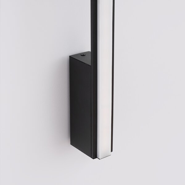 Φωτιστικό τοίχου LED Lagom 90, Μαύρο, 4000K, 4x7x88.5 cm
