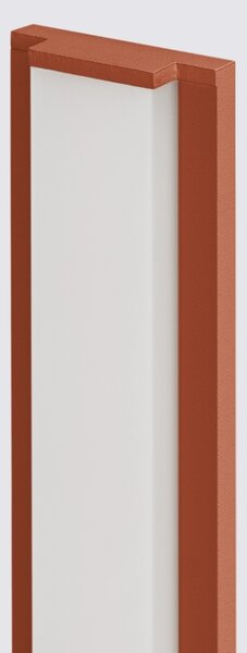 Φωτιστικό τοίχου LED Lahti 50, Κόκκινο, 4000K, 4x6.5x50 cm