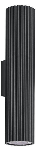 Φωτιστικό τοίχου LED Ivar, Μαύρο, 3000K, 6.4x8.4x30 cm