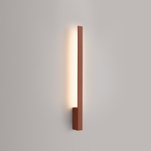 Φωτιστικό τοίχου LED Lahti 70, Κόκκινο, 3000K, 4x6.5x70 cm