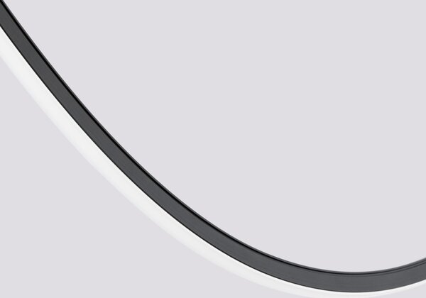 Πολυέλαιος LED Alvar 1, Μαύρος, 3000K, 70x12x230 cm
