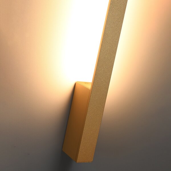 Φωτιστικό τοίχου LED Lahti, Χρυσό, 3000K, 4x6.5x50 cm
