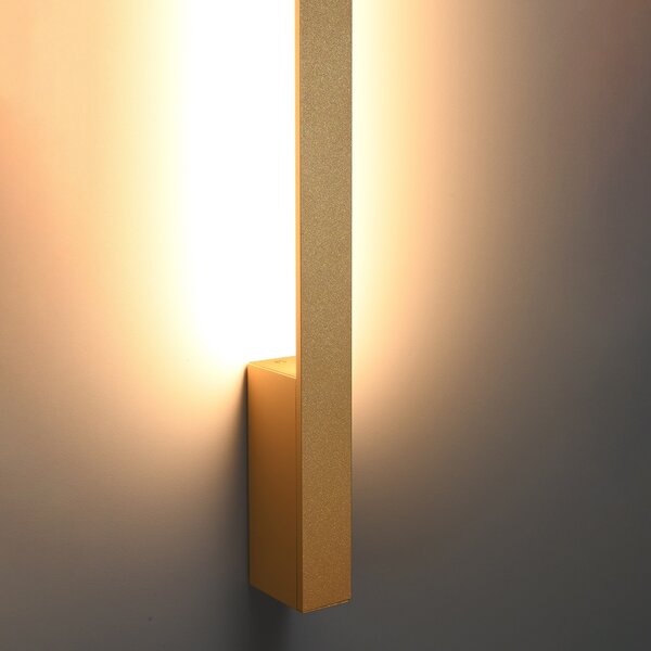 Φωτιστικό τοίχου LED Lahti, Χρυσό, 3000K, 4x6.5x50 cm