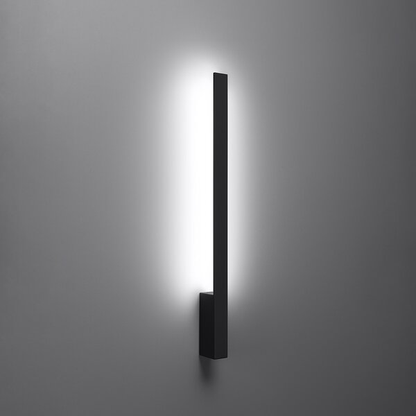 Φωτιστικό τοίχου LED Lahti, Μαύρο, 4000K, 4x6.5x70 cm