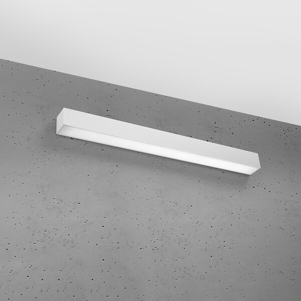 Φωτιστικό τοίχου LED Pinne, Γκρι, 3000K, 67x6x6 cm