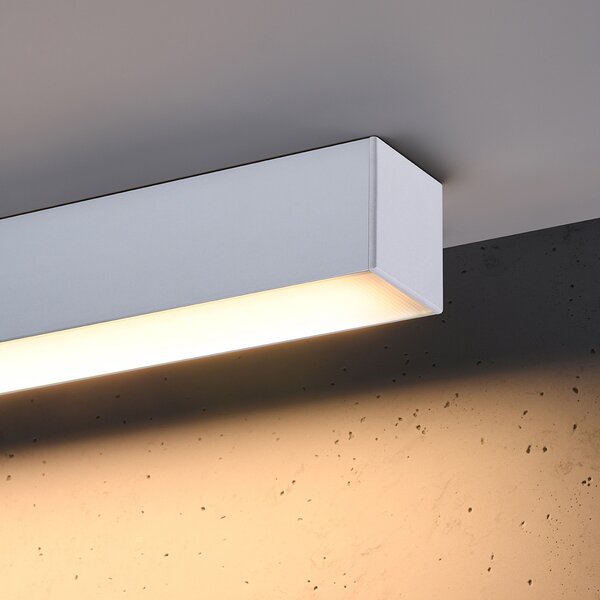 Πλαφονιέρα LED Pinne, Λευκή, 3000K, 118x6x6 cm