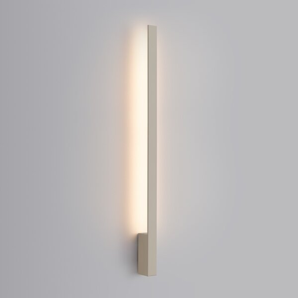 Φωτιστικό τοίχου LED Lahti 90, Μπεζ, 3000K, 4x6.5x90 cm