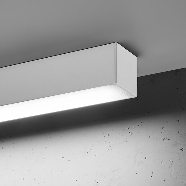 Πλαφονιέρα LED Pinne, Λευκή, 4000K, 90x6x6 cm