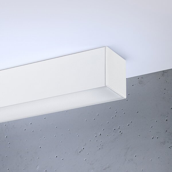 Πλαφονιέρα LED Pinne, Λευκή, 3000K, 118x6x6 cm
