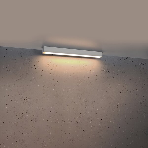 Πλαφονιέρα LED Pinne, Λευκή, 3000K, 67x6x6 cm