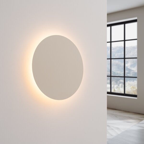 Φωτιστικό τοίχου LED Borgen, Μπεζ, 3000K, 30x30x3.5 cm